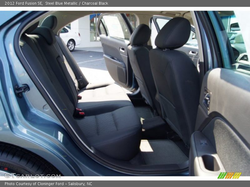 Steel Blue Metallic / Charcoal Black 2012 Ford Fusion SE