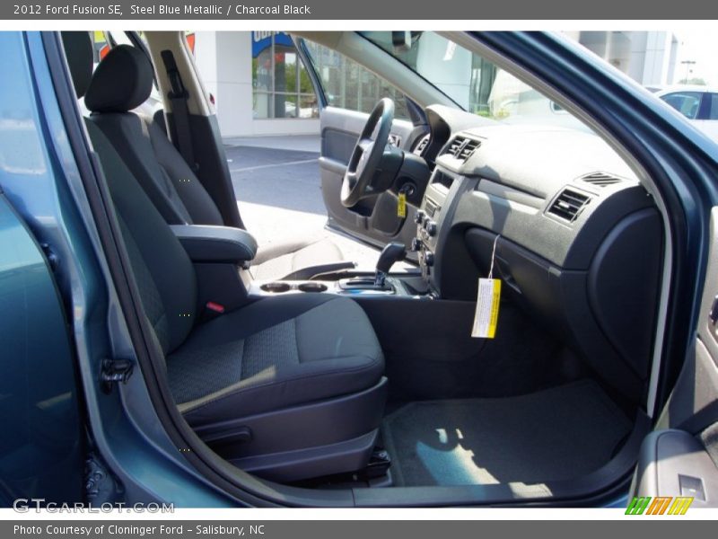 Steel Blue Metallic / Charcoal Black 2012 Ford Fusion SE
