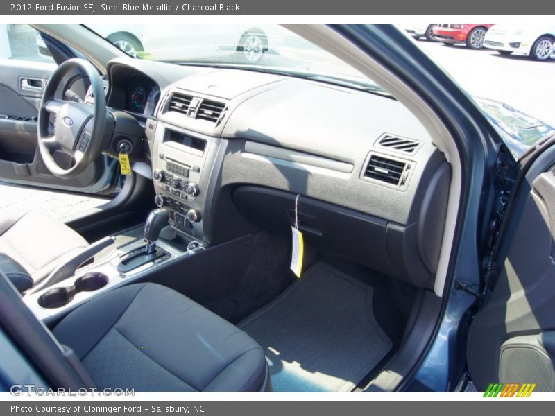 Steel Blue Metallic / Charcoal Black 2012 Ford Fusion SE