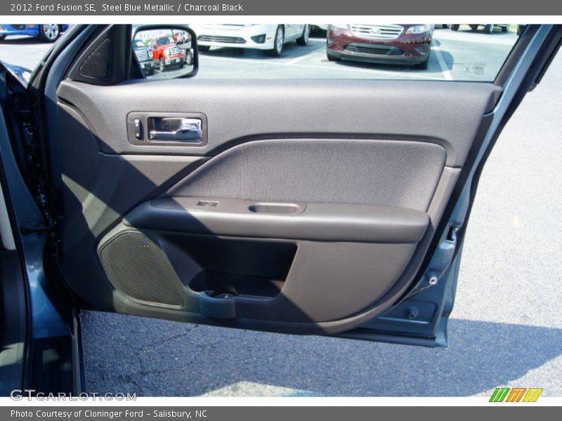 Steel Blue Metallic / Charcoal Black 2012 Ford Fusion SE
