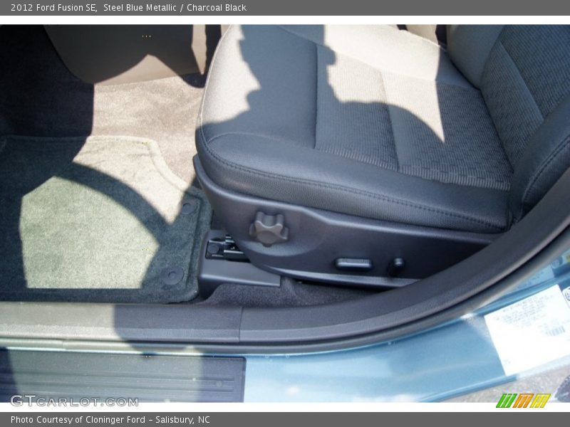 Steel Blue Metallic / Charcoal Black 2012 Ford Fusion SE