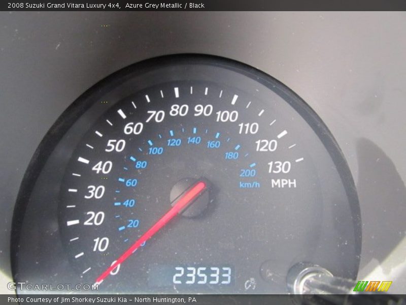 Azure Grey Metallic / Black 2008 Suzuki Grand Vitara Luxury 4x4
