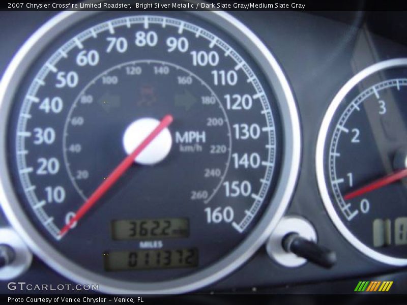 Bright Silver Metallic / Dark Slate Gray/Medium Slate Gray 2007 Chrysler Crossfire Limited Roadster