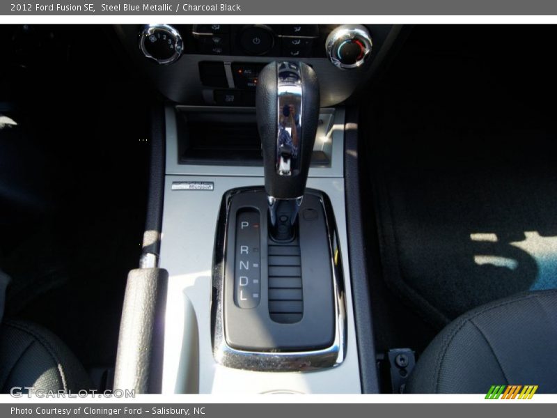Steel Blue Metallic / Charcoal Black 2012 Ford Fusion SE