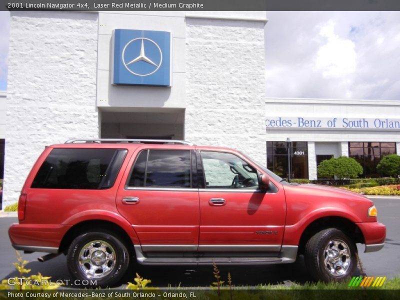 Laser Red Metallic / Medium Graphite 2001 Lincoln Navigator 4x4