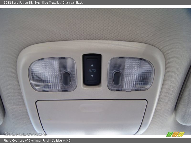 Steel Blue Metallic / Charcoal Black 2012 Ford Fusion SE