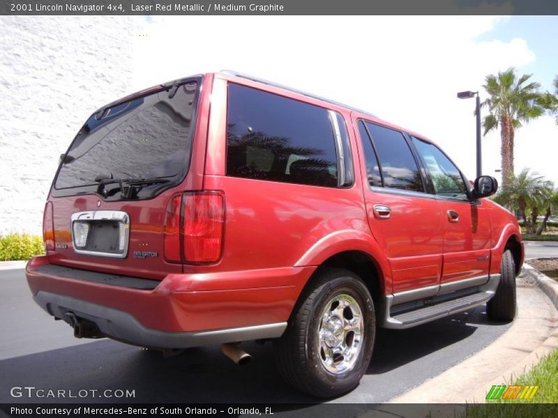 Laser Red Metallic / Medium Graphite 2001 Lincoln Navigator 4x4