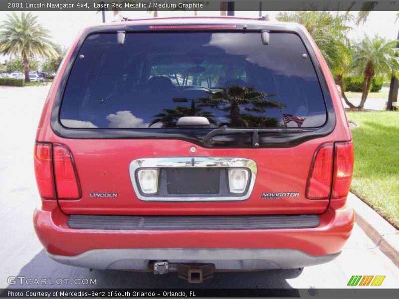 Laser Red Metallic / Medium Graphite 2001 Lincoln Navigator 4x4