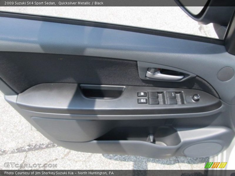 Quicksilver Metallic / Black 2009 Suzuki SX4 Sport Sedan