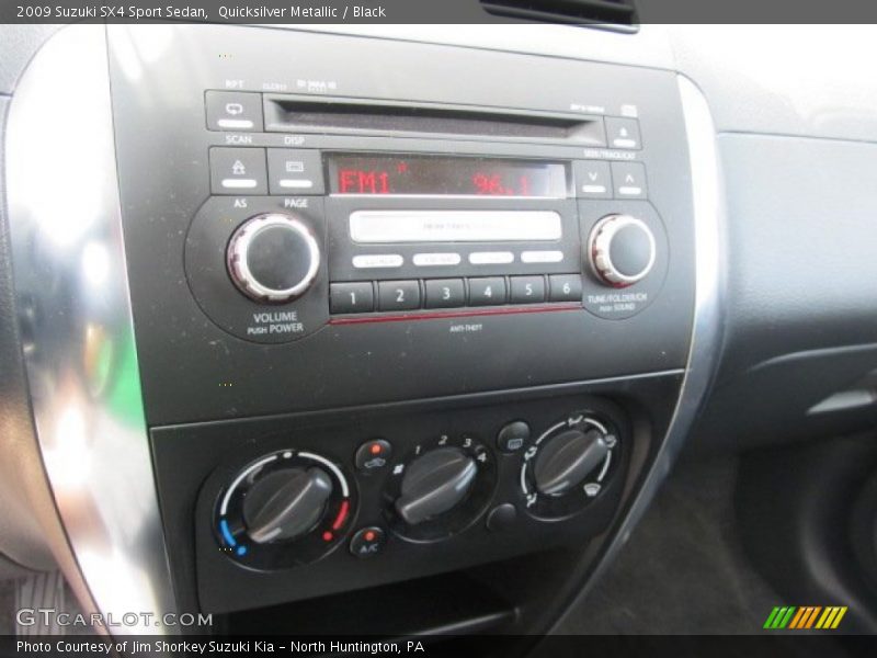 Quicksilver Metallic / Black 2009 Suzuki SX4 Sport Sedan