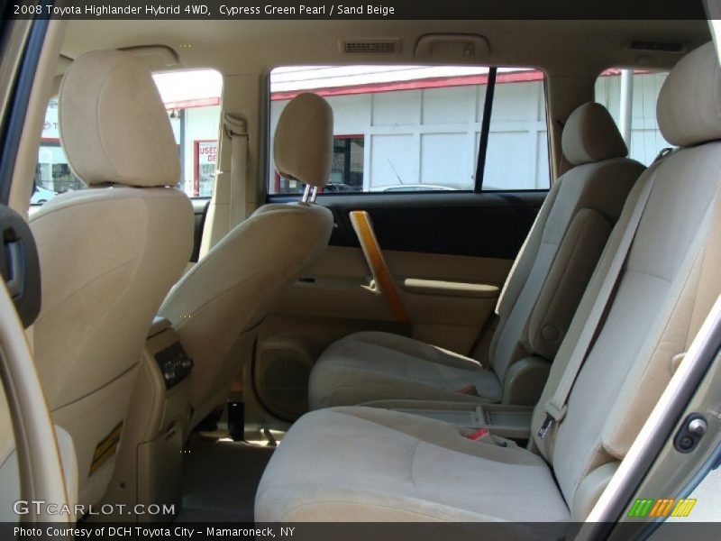 Cypress Green Pearl / Sand Beige 2008 Toyota Highlander Hybrid 4WD