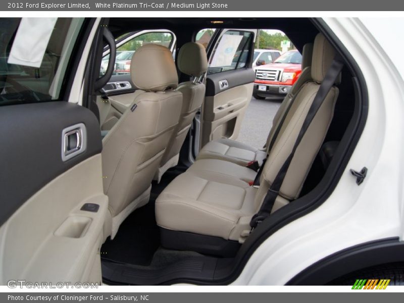  2012 Explorer Limited Medium Light Stone Interior