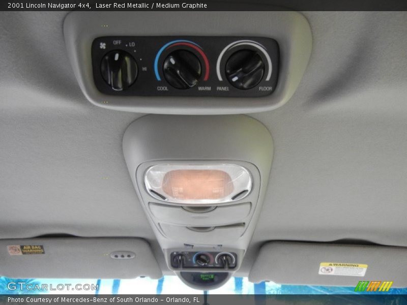 Controls of 2001 Navigator 4x4