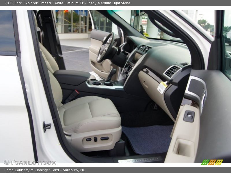  2012 Explorer Limited Medium Light Stone Interior