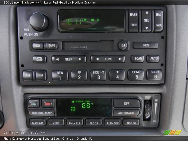 Controls of 2001 Navigator 4x4