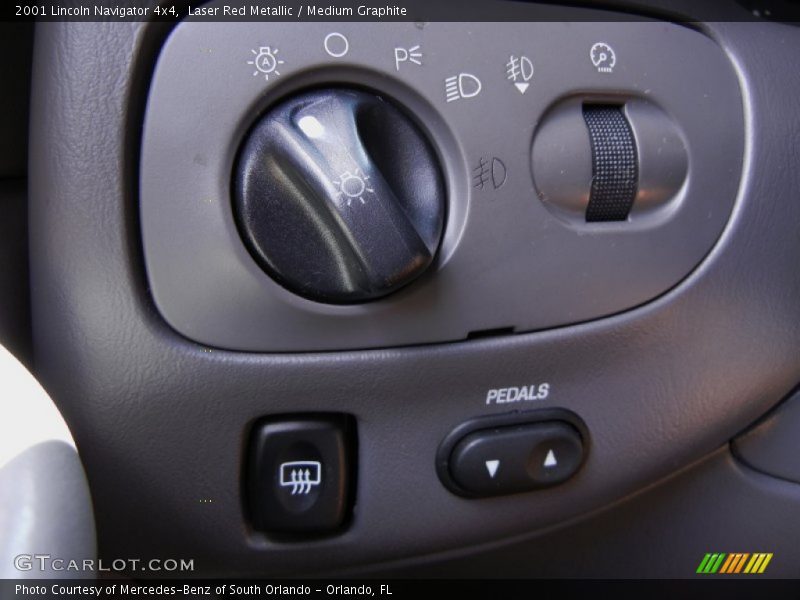 Controls of 2001 Navigator 4x4