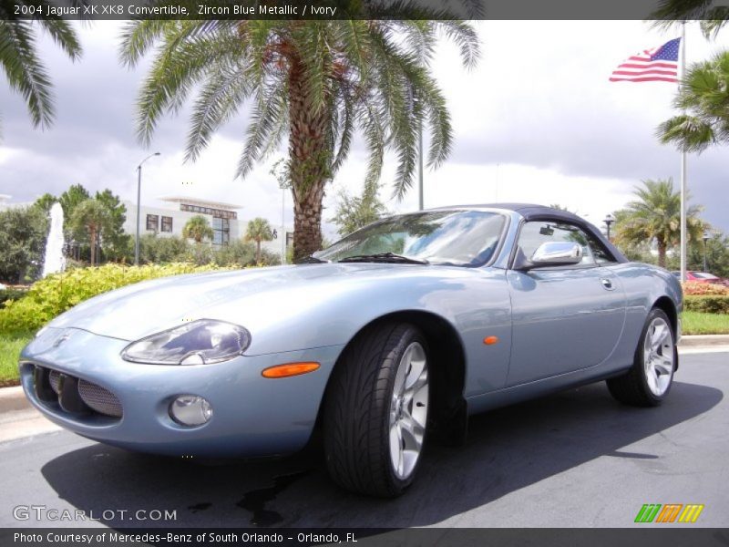  2004 XK XK8 Convertible Zircon Blue Metallic