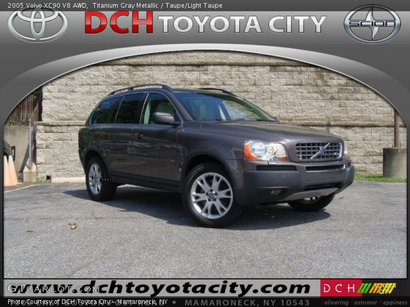 Titanium Gray Metallic / Taupe/Light Taupe 2005 Volvo XC90 V8 AWD
