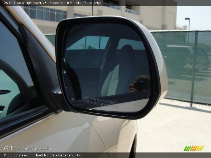 Sandy Beach Metallic / Sand Beige 2010 Toyota Highlander V6