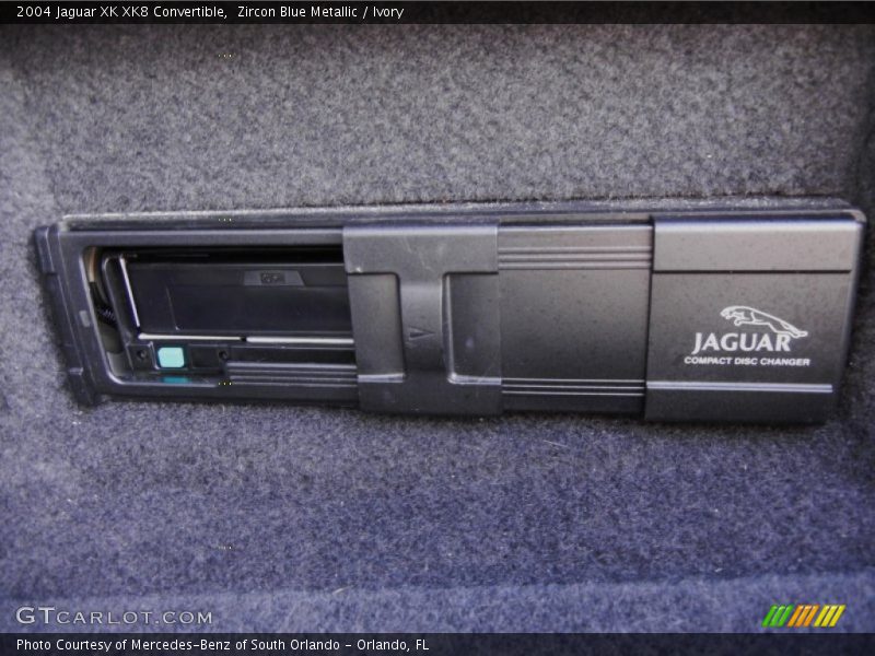 Zircon Blue Metallic / Ivory 2004 Jaguar XK XK8 Convertible