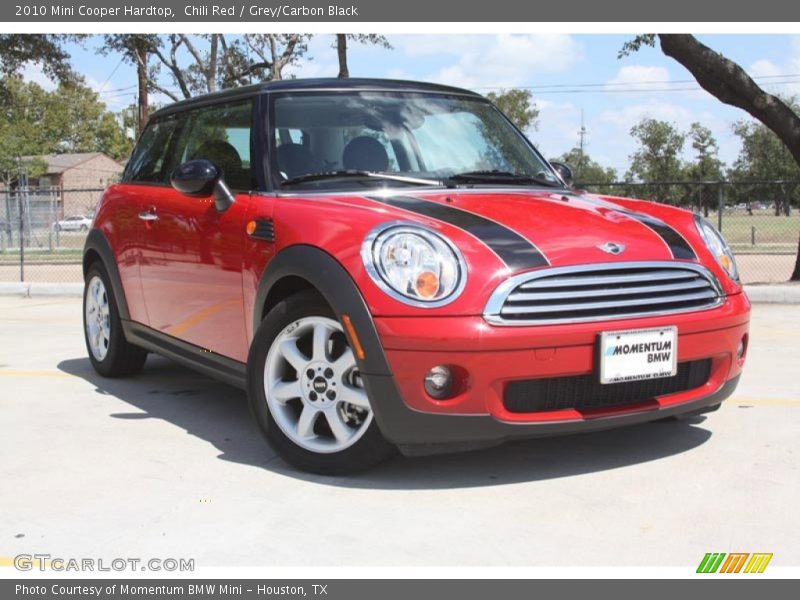 Chili Red / Grey/Carbon Black 2010 Mini Cooper Hardtop
