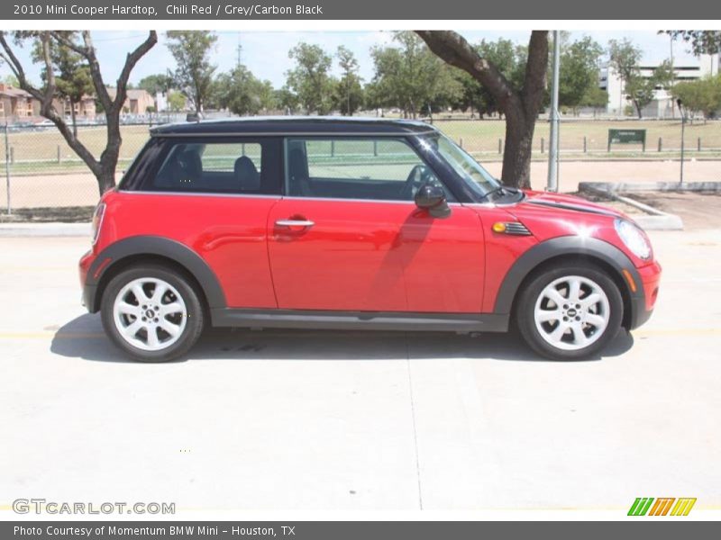 Chili Red / Grey/Carbon Black 2010 Mini Cooper Hardtop