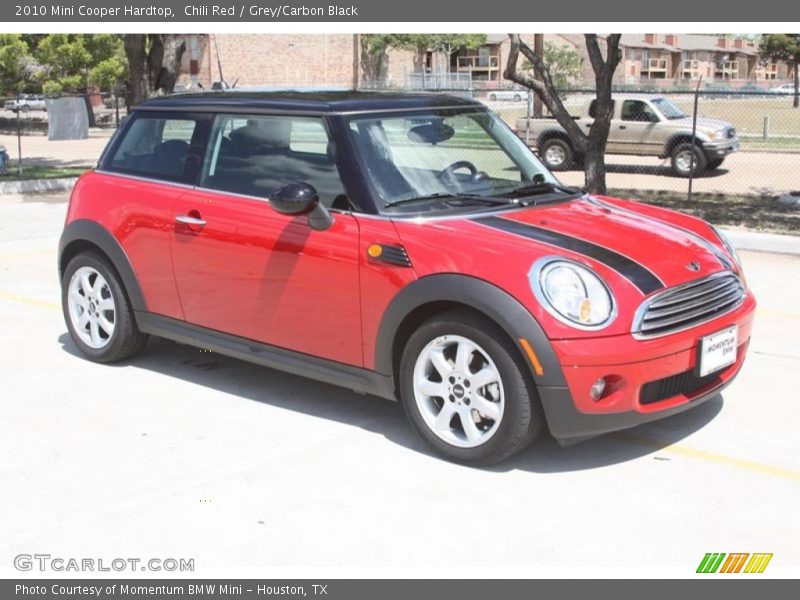 Chili Red / Grey/Carbon Black 2010 Mini Cooper Hardtop