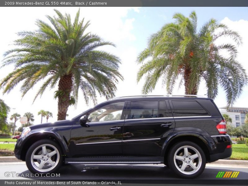 Black / Cashmere 2009 Mercedes-Benz GL 550 4Matic