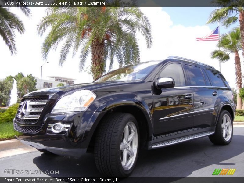 Black / Cashmere 2009 Mercedes-Benz GL 550 4Matic