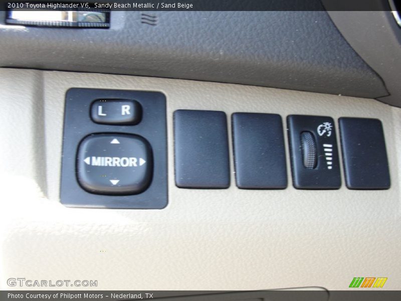 Sandy Beach Metallic / Sand Beige 2010 Toyota Highlander V6