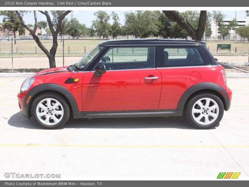 Chili Red / Grey/Carbon Black 2010 Mini Cooper Hardtop
