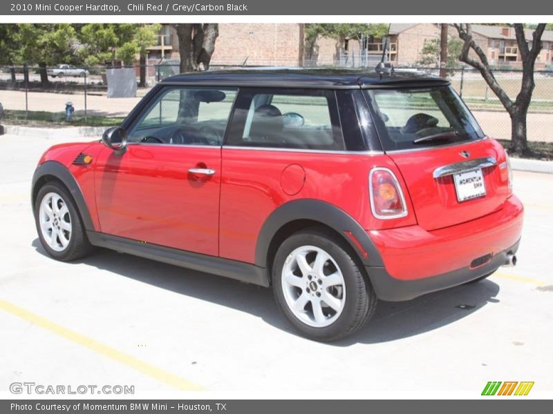 Chili Red / Grey/Carbon Black 2010 Mini Cooper Hardtop