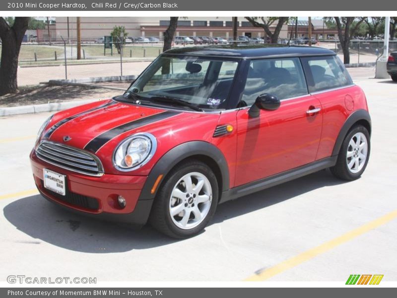 Chili Red / Grey/Carbon Black 2010 Mini Cooper Hardtop