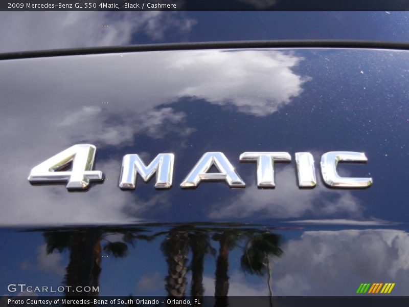 Black / Cashmere 2009 Mercedes-Benz GL 550 4Matic