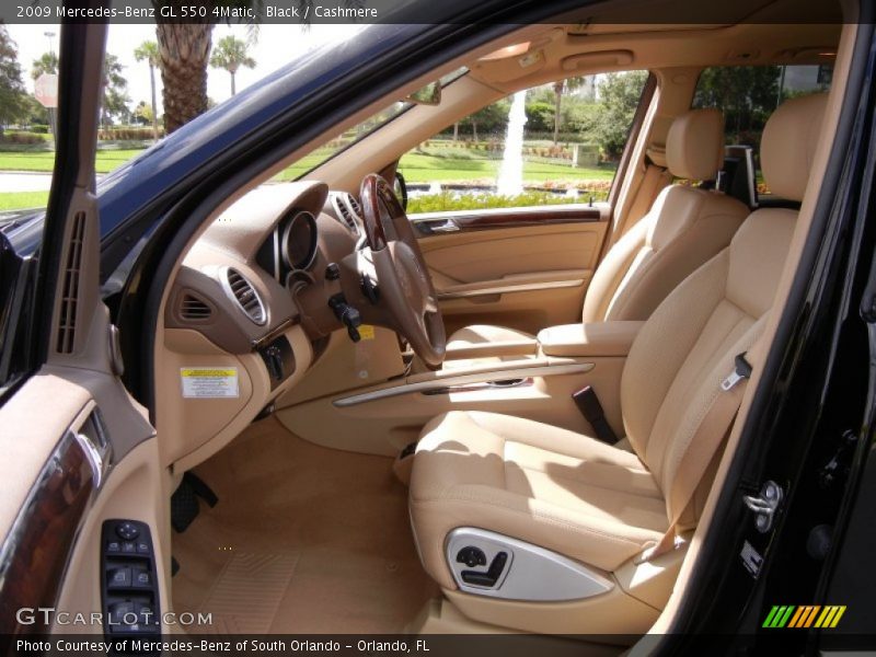 Black / Cashmere 2009 Mercedes-Benz GL 550 4Matic