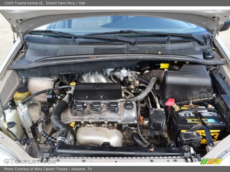Desert Sand Mica / Oak 2000 Toyota Sienna LE