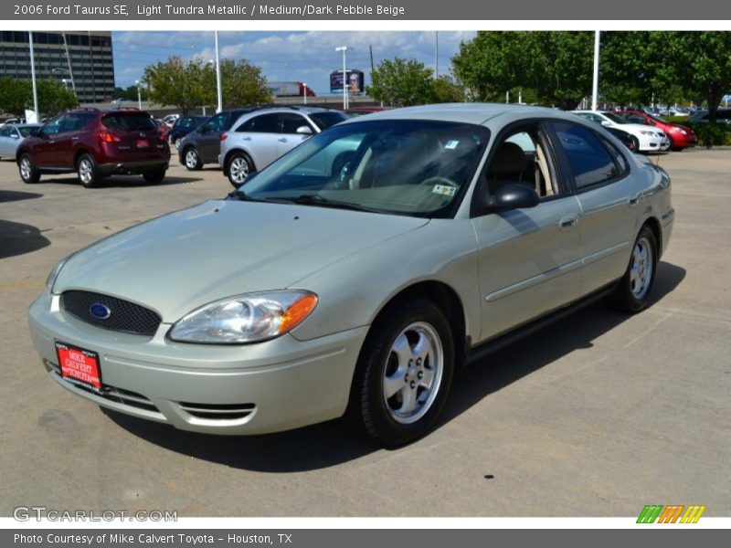 Light Tundra Metallic / Medium/Dark Pebble Beige 2006 Ford Taurus SE