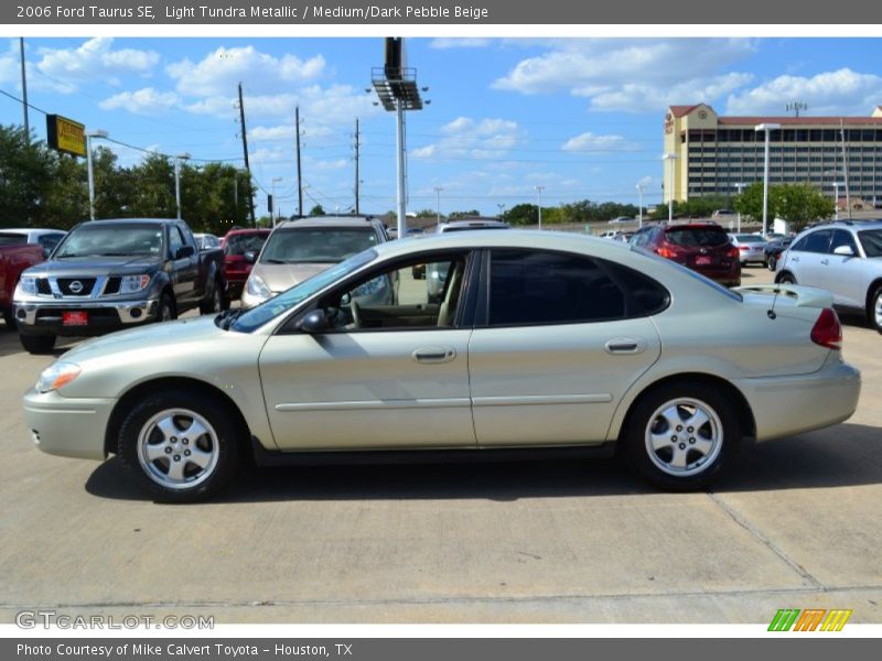 Light Tundra Metallic / Medium/Dark Pebble Beige 2006 Ford Taurus SE