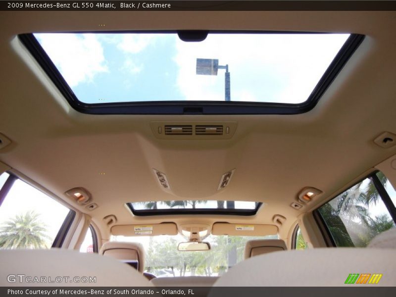 Black / Cashmere 2009 Mercedes-Benz GL 550 4Matic