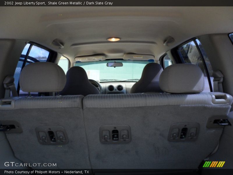 Shale Green Metallic / Dark Slate Gray 2002 Jeep Liberty Sport