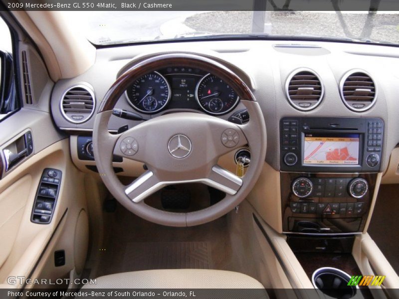 Black / Cashmere 2009 Mercedes-Benz GL 550 4Matic