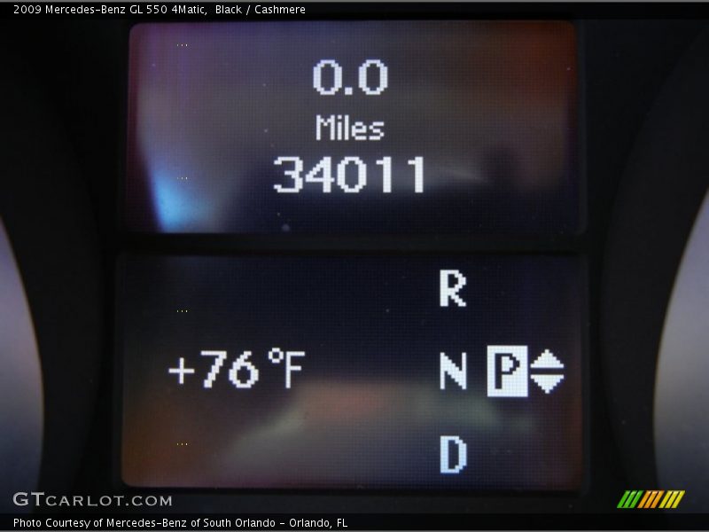 Black / Cashmere 2009 Mercedes-Benz GL 550 4Matic
