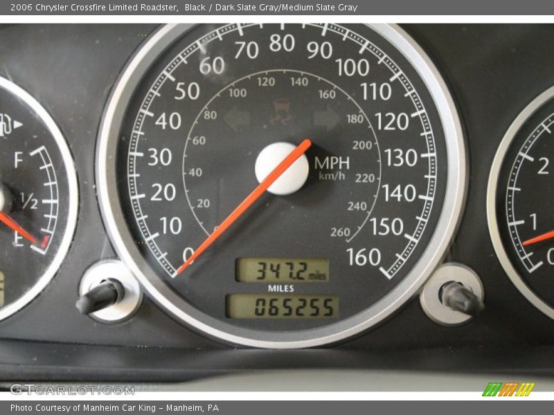 Black / Dark Slate Gray/Medium Slate Gray 2006 Chrysler Crossfire Limited Roadster