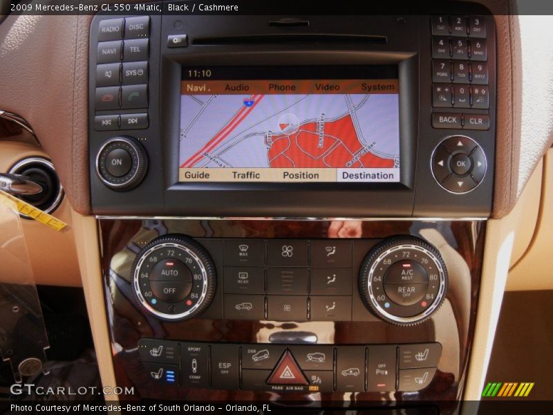 Black / Cashmere 2009 Mercedes-Benz GL 550 4Matic