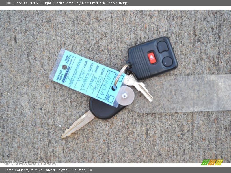 Light Tundra Metallic / Medium/Dark Pebble Beige 2006 Ford Taurus SE
