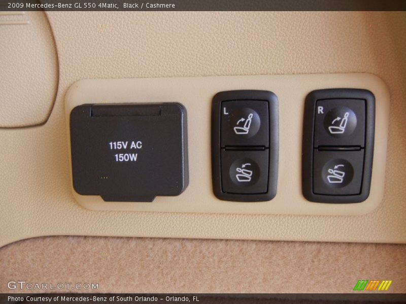 Black / Cashmere 2009 Mercedes-Benz GL 550 4Matic