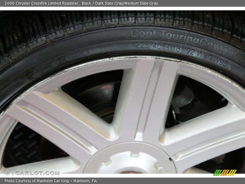 Black / Dark Slate Gray/Medium Slate Gray 2006 Chrysler Crossfire Limited Roadster
