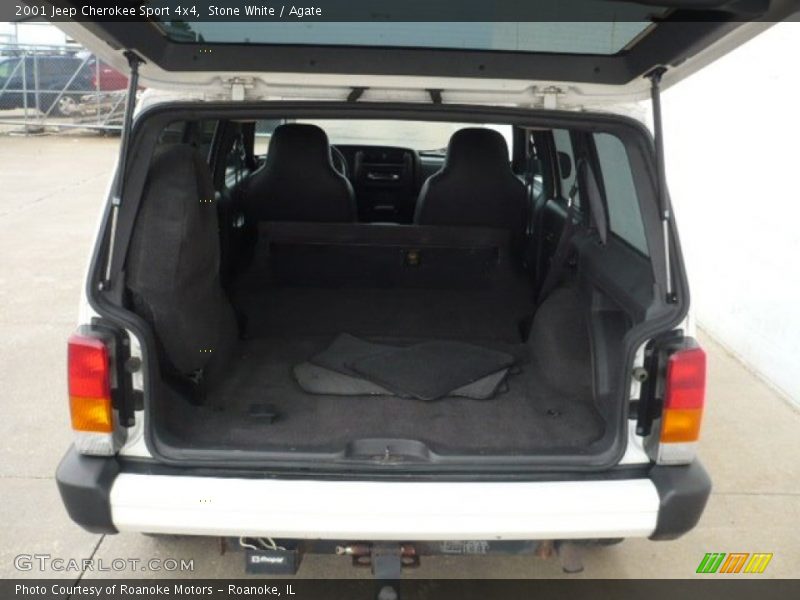 Stone White / Agate 2001 Jeep Cherokee Sport 4x4