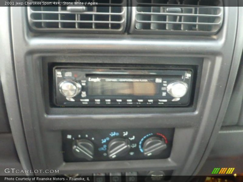 Stone White / Agate 2001 Jeep Cherokee Sport 4x4