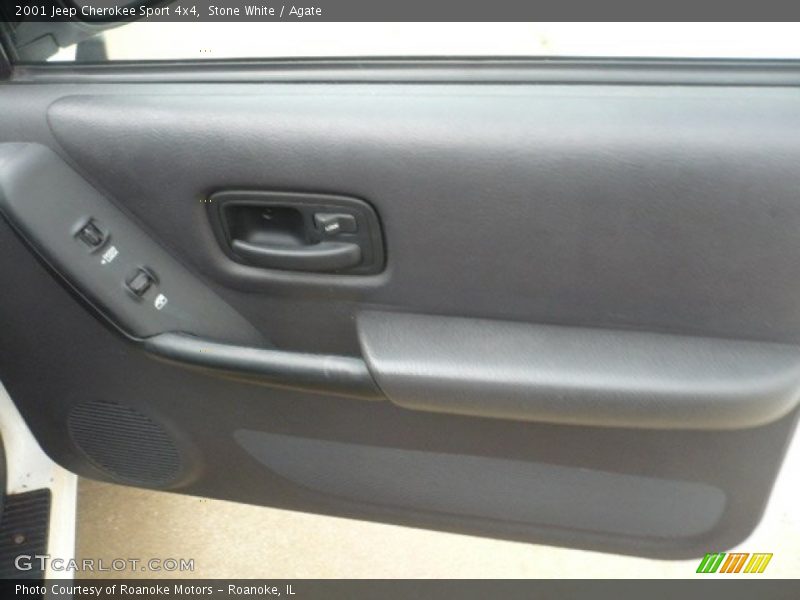 Stone White / Agate 2001 Jeep Cherokee Sport 4x4